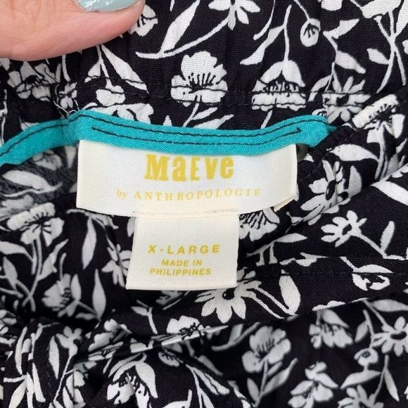 Anthropologie Maeve Scarf Print Relax Shorts XL - Picture 4 of 7